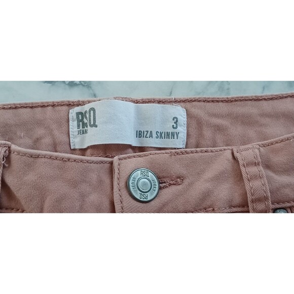 RSQ Jeans Woman Sz 3 Lot of 2 Ibiza Skinny Distressed Destroyed Thrashed Skater - Picture 4 of 9